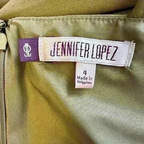 Jennifer Lopez Olive Green Jumpsuit - Picture 6 of 9